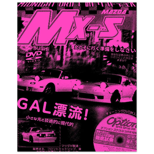 Mazda MX-5 duotone poster