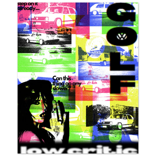 Volkswagen Golf Poster